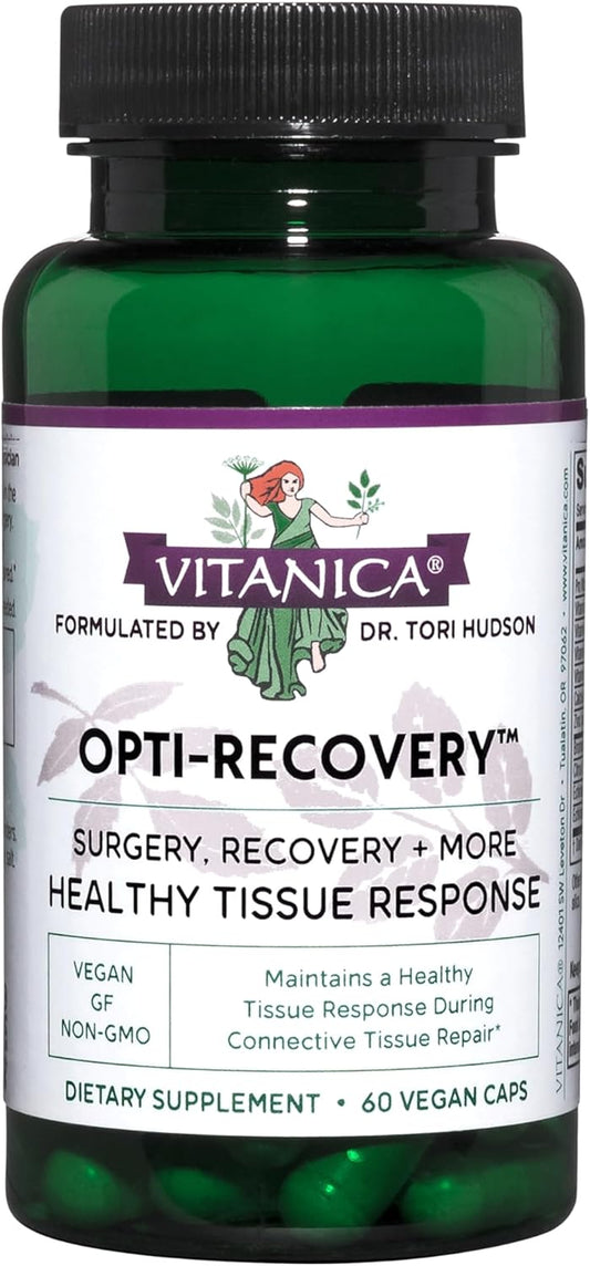 Vegan Post-Surgery Healing Support Supplement for Scar, Wound Care, and Recovery - 60 Capsules