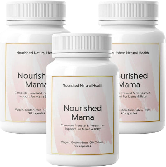 Vegan Prenatal Multi Vitamin for Pregnancy & Breastfeeding - Iron-Free with Folate & Choline - 270 Capsules