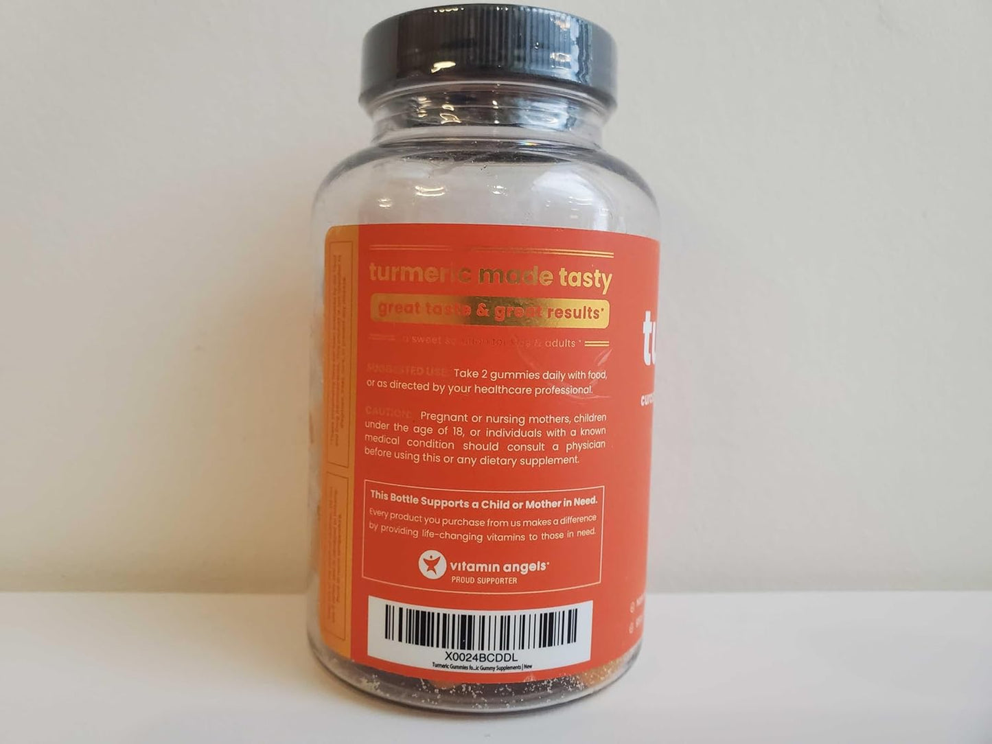 Vegan Turmeric Gummies with Ginger and Black Pepper Extract for Joint Support - 95% Curcuminoids - Natural Supplement for Adults and Kids