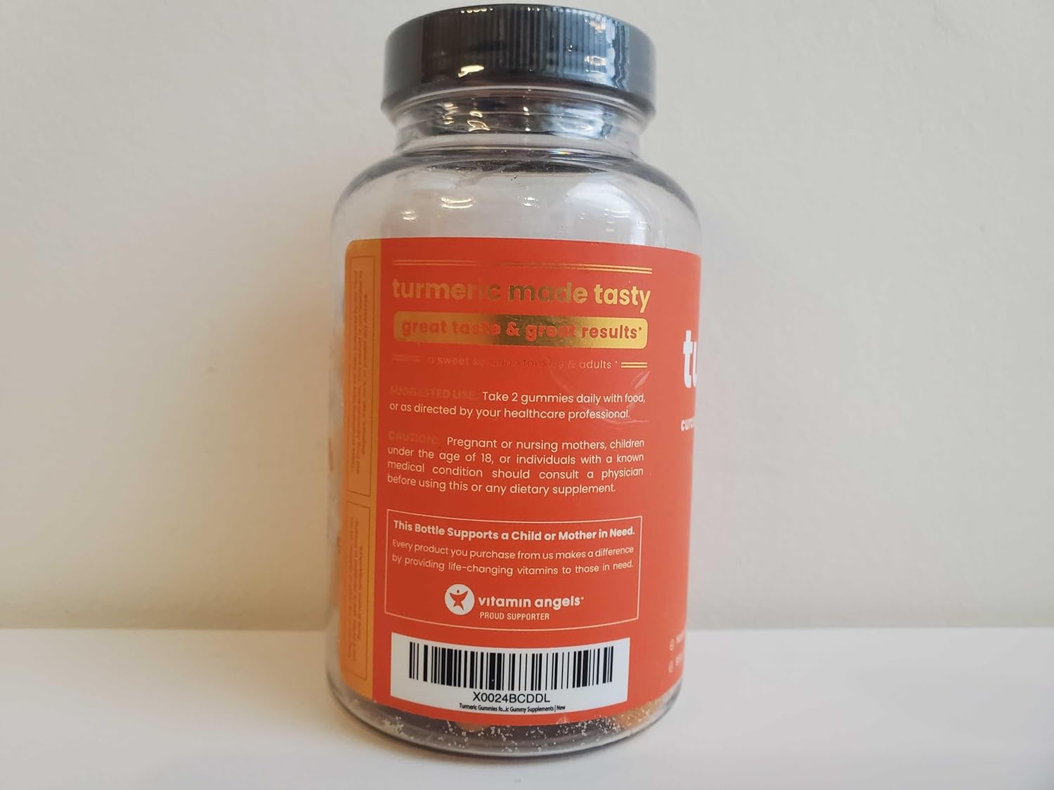 Vegan Turmeric Gummies with Ginger and Black Pepper Extract for Joint Support - 95% Curcuminoids - Natural Supplement for Adults and Kids