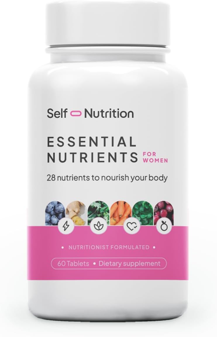 Vegan Women's Multivitamin with 28 Nutrients for Energy, Sleep, Skin, and Cravings - Gluten-Free Keto Supplement - 2-Month Supply from USA
