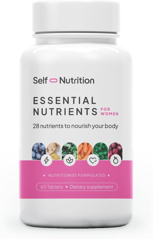 Vegan Women's Multivitamin with 28 Nutrients for Energy, Sleep, Skin, and Cravings - Gluten-Free Keto Supplement - 2-Month Supply from USA