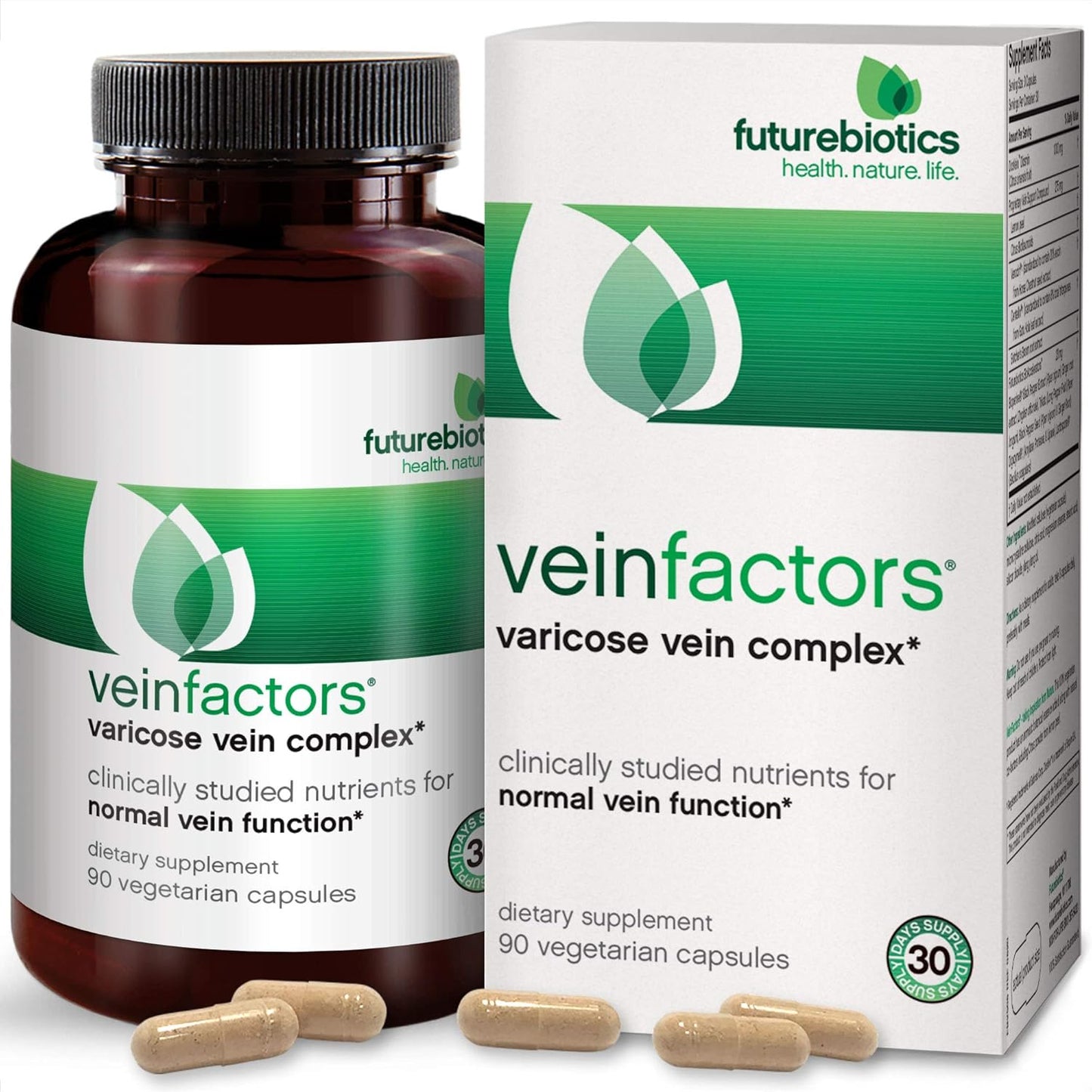 Vegetarian Capsules Futurebiotics VeinFactors: 90 Count