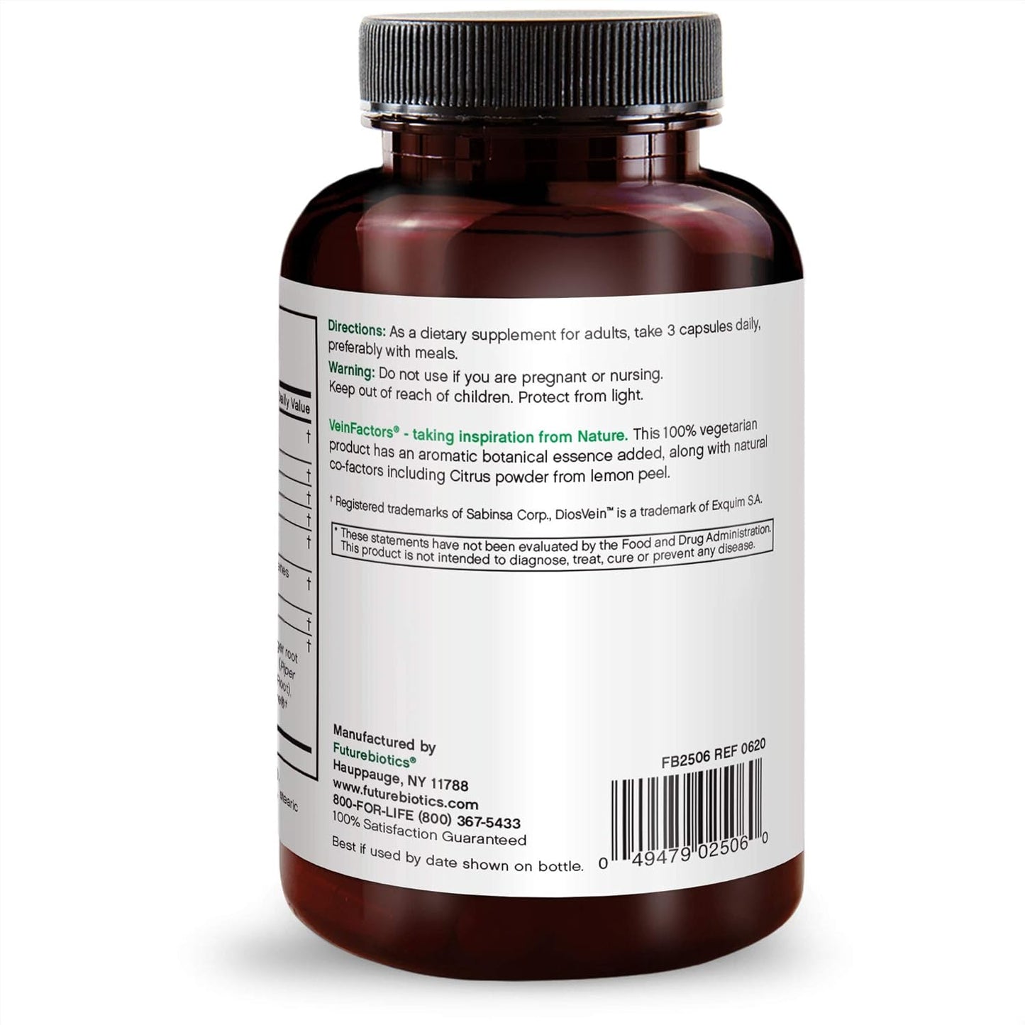 Vegetarian Capsules Futurebiotics VeinFactors: 90 Count