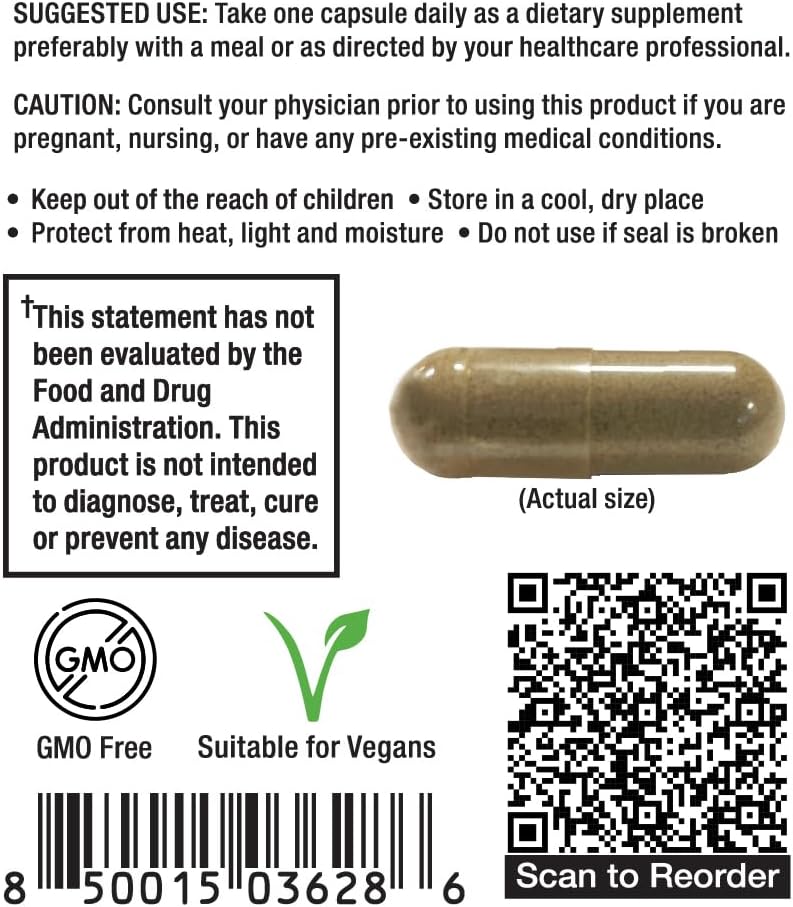 Vegetarian Dietary Supplement with Leptipure, Cholesstrinol & Cinnamon - Rawleigh Thermo-Lift Metaboliks: 30 Capsules