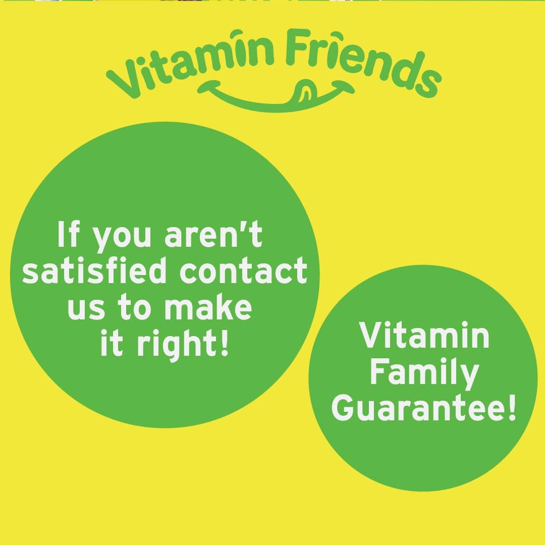 Vegetarian Multivitamin Gummies for Kids with Choline - Daily Nutritional Support for Children - Includes Vitamin C, D, E, A, B6, Zinc, Folic Acid, Selenium, Niacin, Thiamin, Biotin - 30 Day Supply