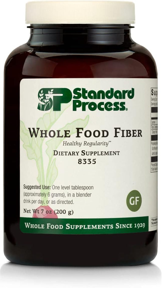 Vegetarian Whole Food Fiber Supplement for Bowel, Digestion, and Digestive Health - 7 Ounce - Rice Bran, Organic Carrot, Apple Pectin, Beet Root, Oat Fiber, Sweet Potato