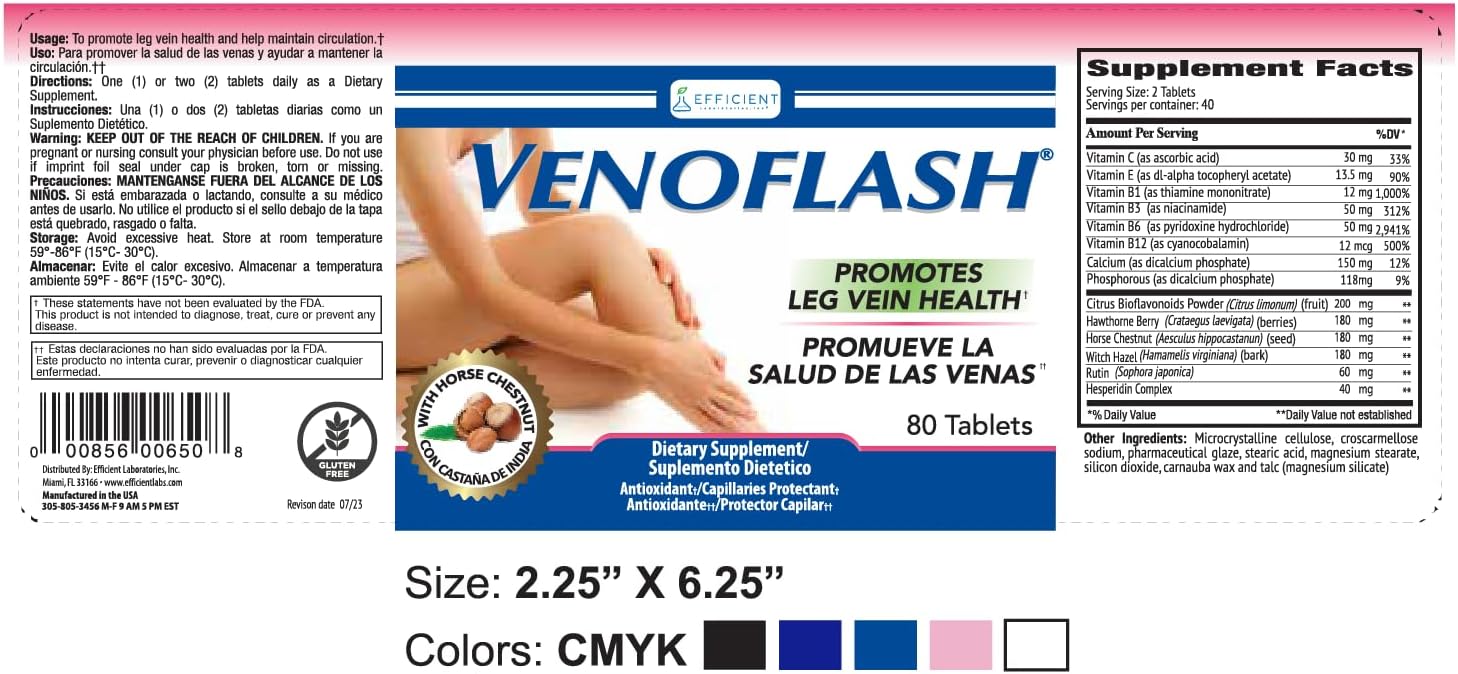 Venoflash Regular Supplement for Healthy Leg Veins