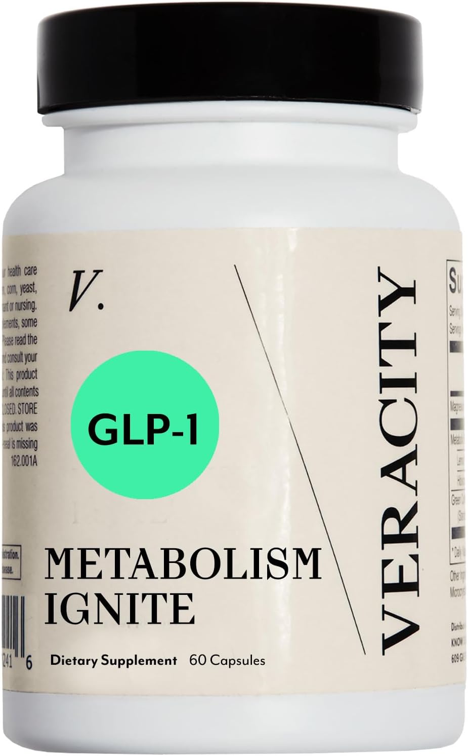 Veracity Ignite: Natural Hormone Regulator & Metabolic Support for Women - GLP-1 Regulator - Non-Drug Formula