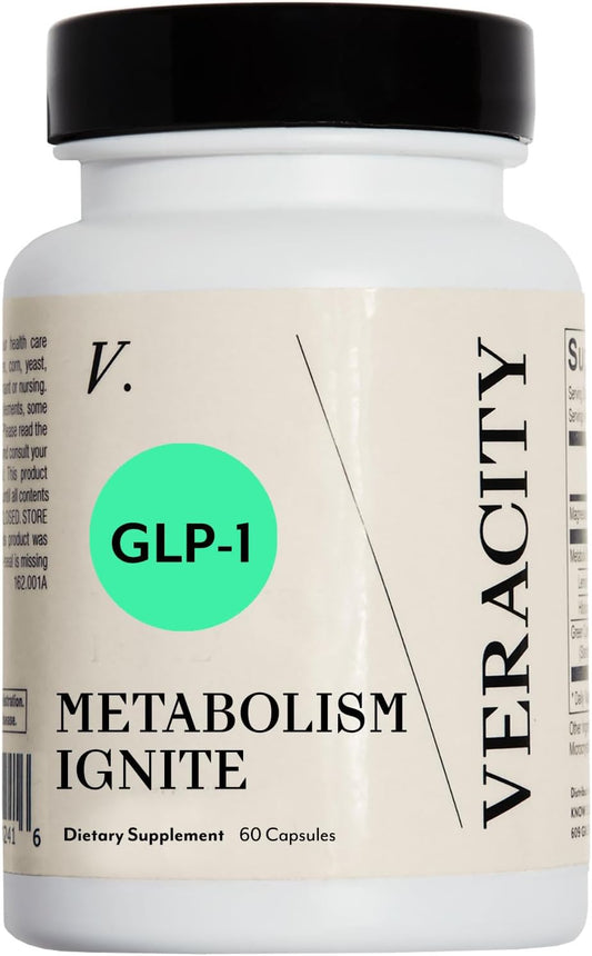 Veracity Ignite: Natural Hormone Regulator & Metabolic Support for Women - GLP-1 Regulator - Non-Drug Formula