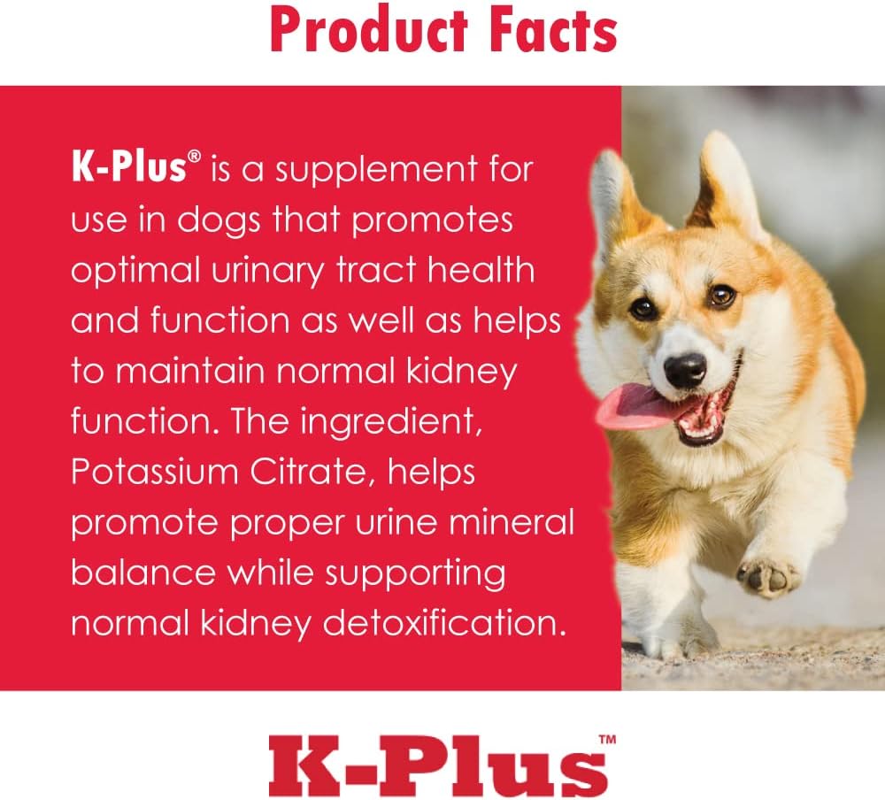 Vet Approved UTI Remedy for Dogs - Potassium Citrate & Cranberry Supplement - Supports Bladder Health - 6-Pack 600ct - All Breeds