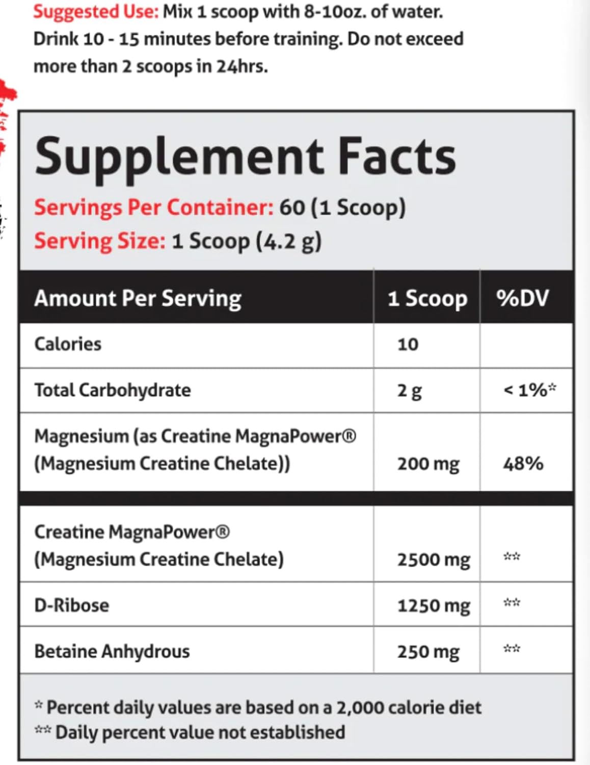 Veteran-Owned Frontline Formulations Creatine Chaos Post-Workout Supplement for Lean Muscle Growth and Recovery (60 Servings, Unflavored)