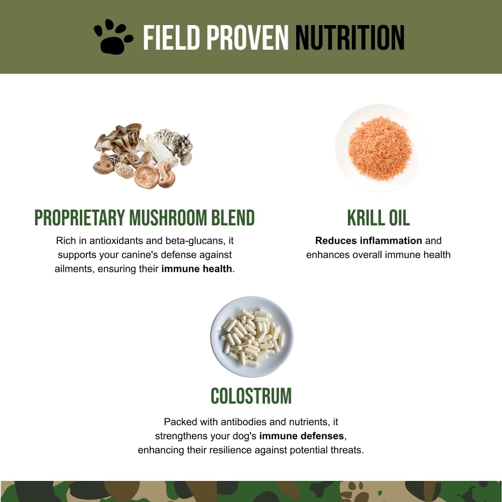 Veteran Owned O.G.B. Operation Good Boy SRE Immunity Supplement for Pets 90 Soft Chews 12.7oz - Natural Ingredients