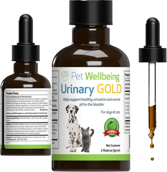 Veterinarian-Formulated Herbal Supplement for Dogs - Supports Urinary Tract Health and Immune Response - 2 oz