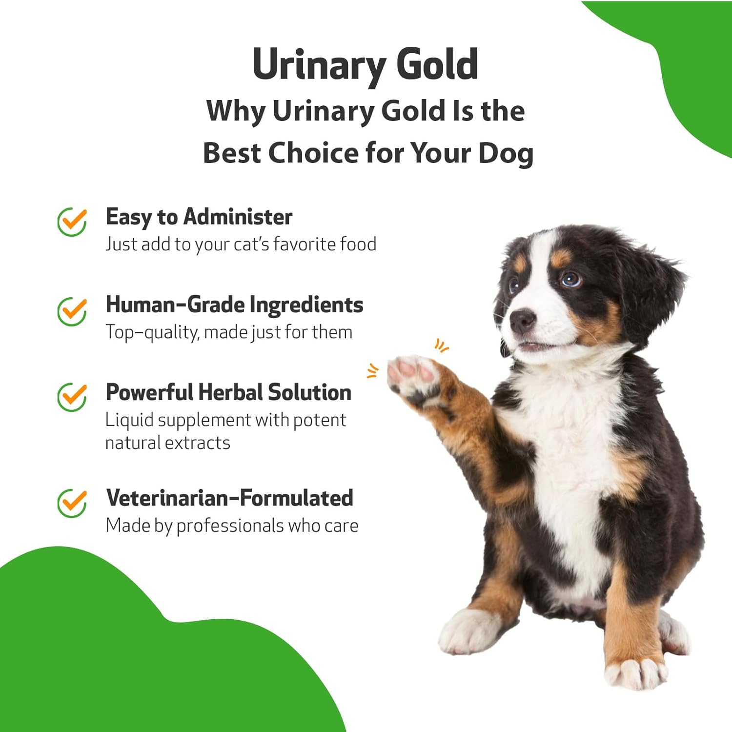 Veterinarian-Formulated Herbal Supplement for Dogs - Supports Urinary Tract Health and Immune Response - 2 oz
