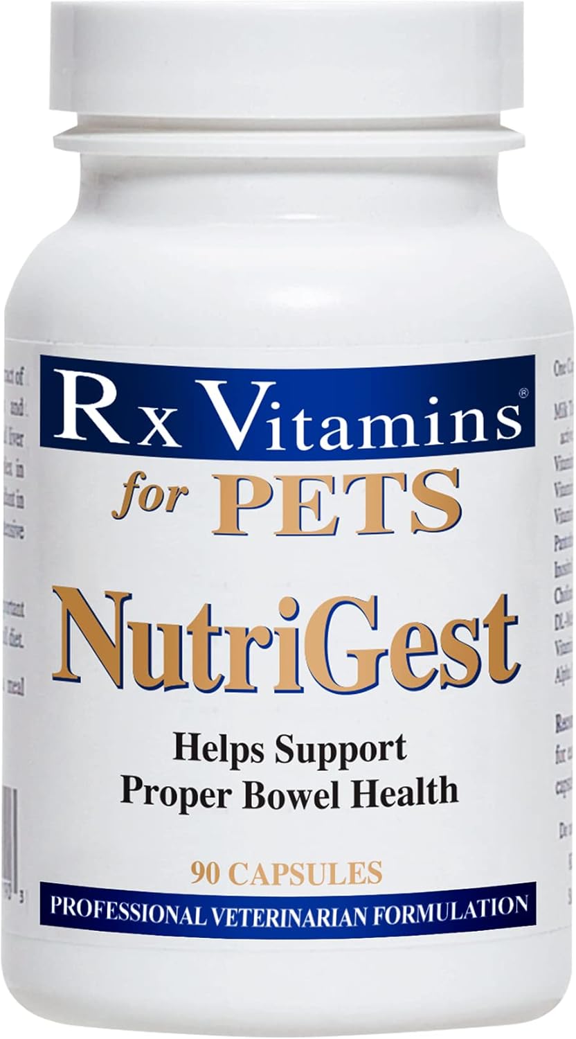 Veterinarian Formulated Probiotic for Dogs & Cats - Supports Bowel & Digestive Health - 90 Capsules