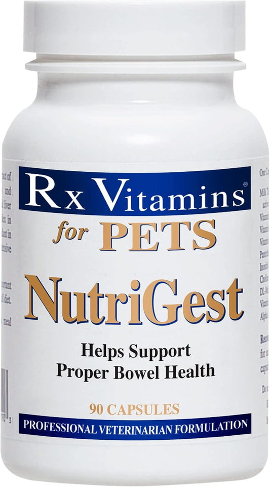 Veterinarian Formulated Probiotic for Dogs & Cats - Supports Bowel & Digestive Health - 90 Capsules