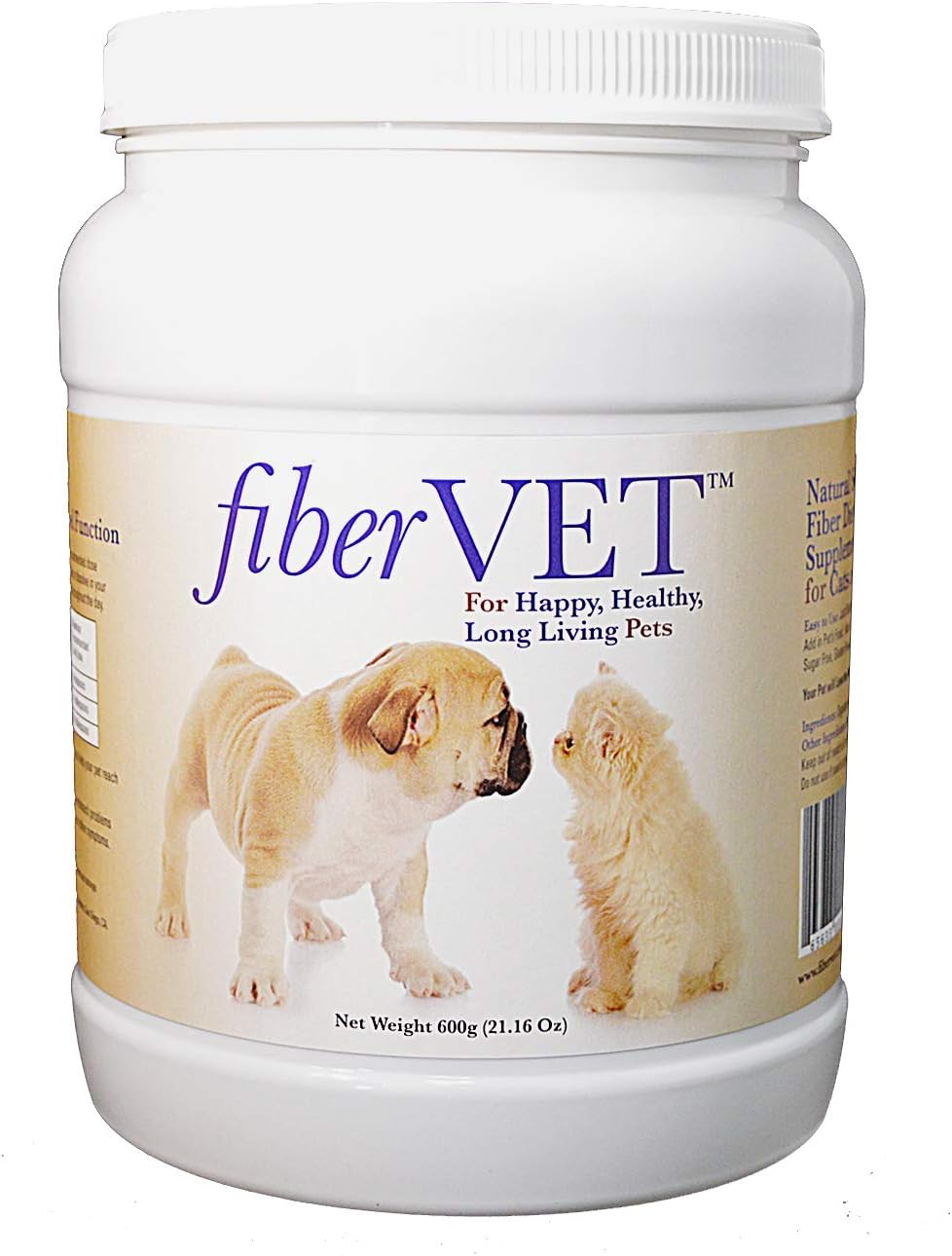 Veterinarian Recommended FiberVET Supplement for Dogs and Cats