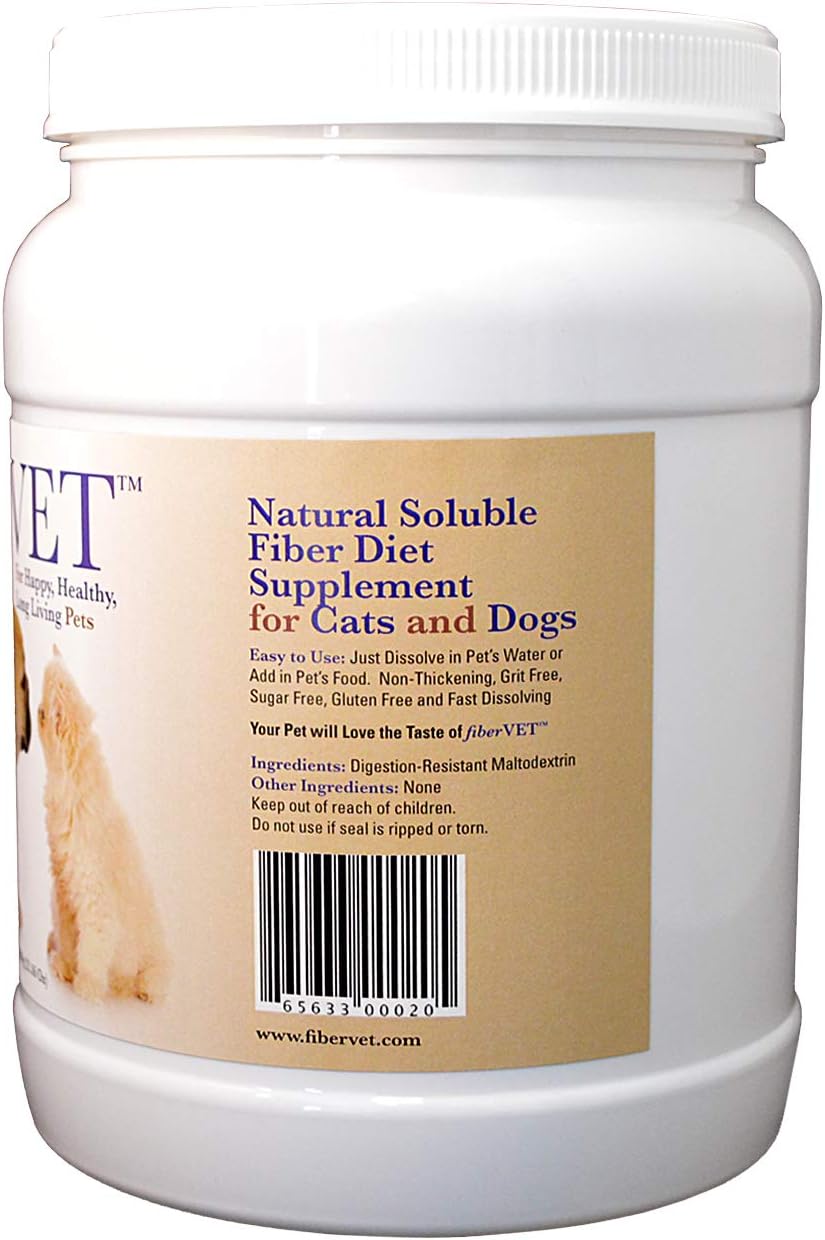Veterinarian Recommended FiberVET Supplement for Dogs and Cats