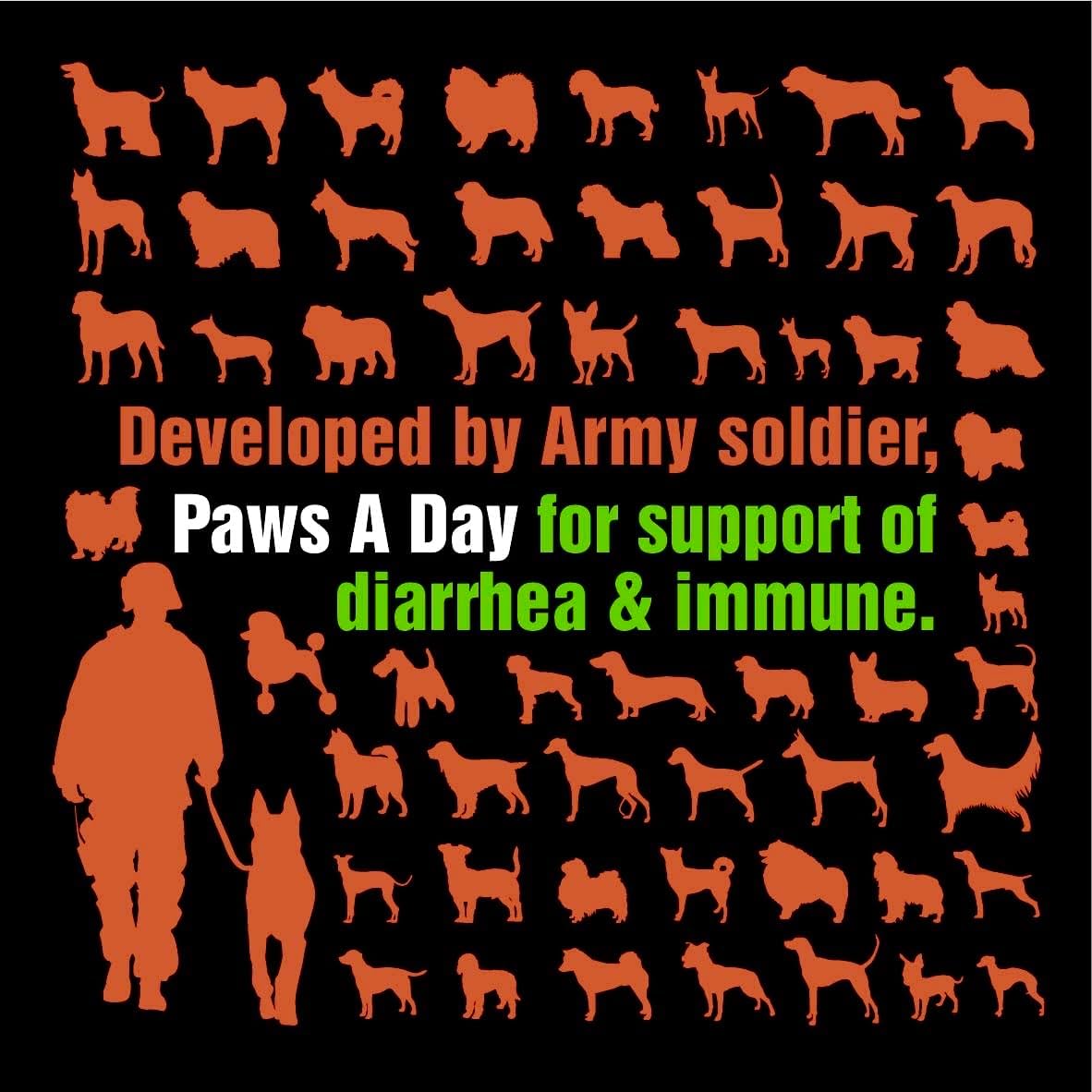Veterinary Dog Probiotics for Digestive Health & Immune Support - Army Soldier Owned Canine Probiotics for Gut Health, 60 Chewable Tablets (4 Pack)
