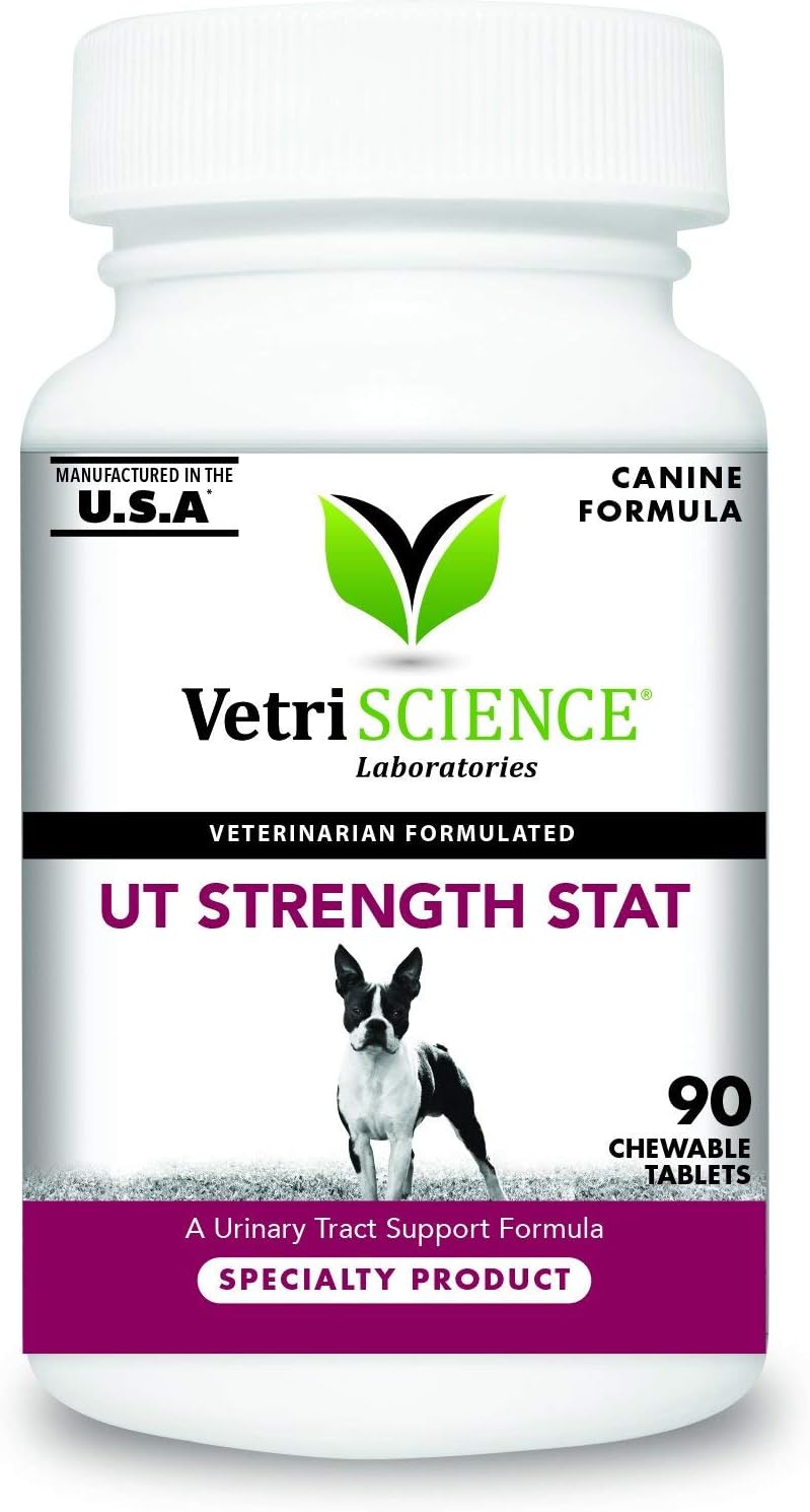 VetriScience Laboratories UT Strength STAT for Dogs - 90 Chewable Tablets, Urinary Tract Support Supplement