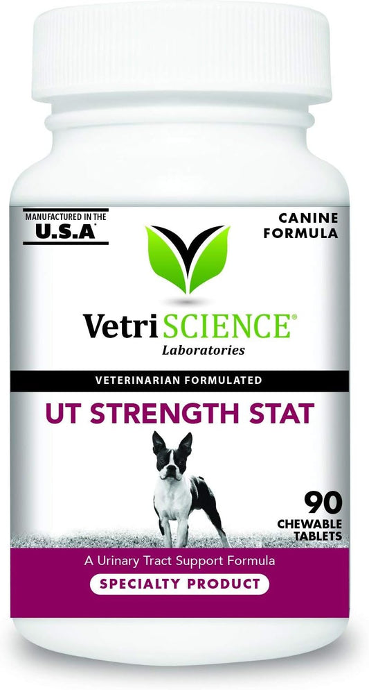 VetriScience Laboratories UT Strength STAT for Dogs - 90 Chewable Tablets, Urinary Tract Support Supplement