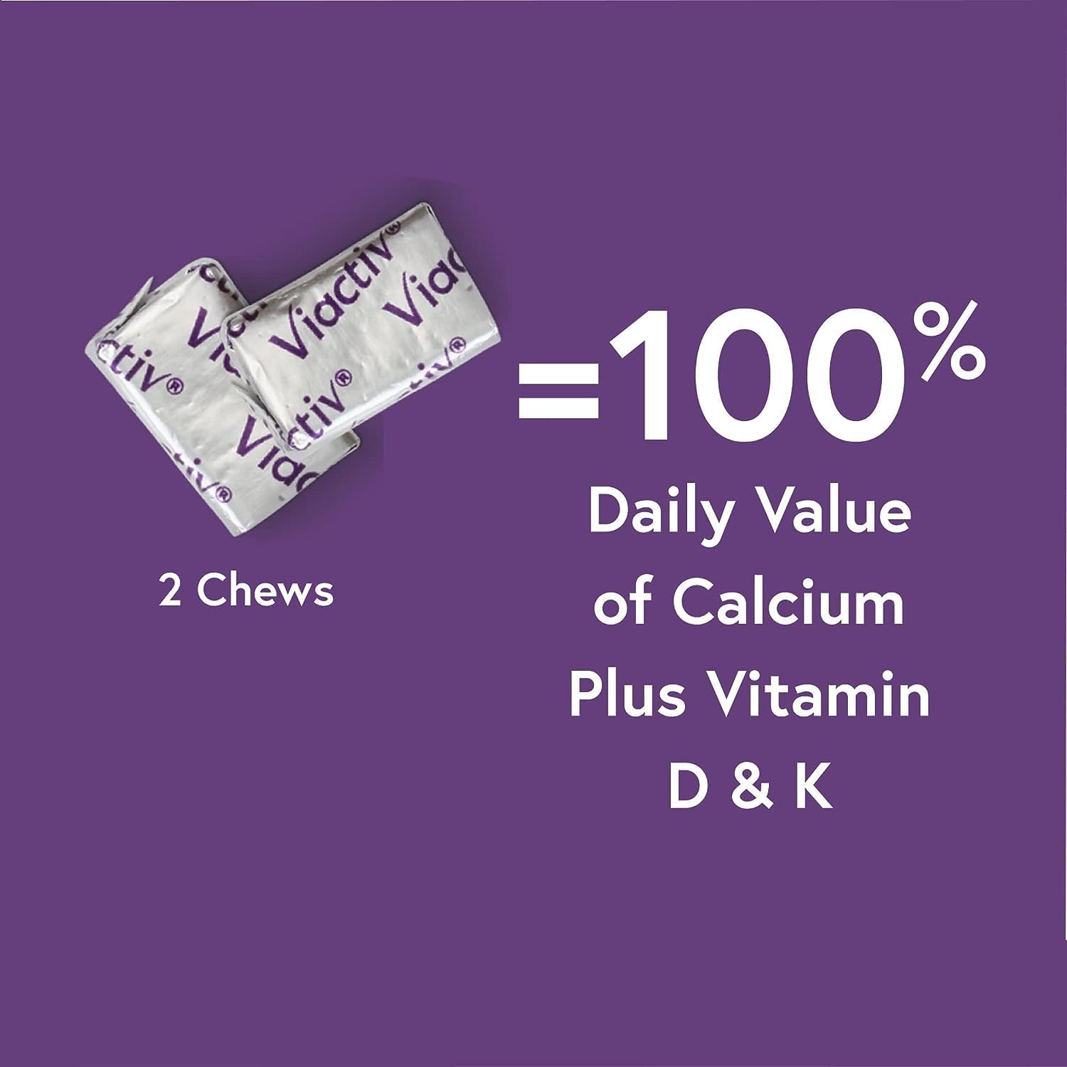 Viactiv Caramel Calcium Plus D Soft Chews - 200 Soft Chews, Pack of 2