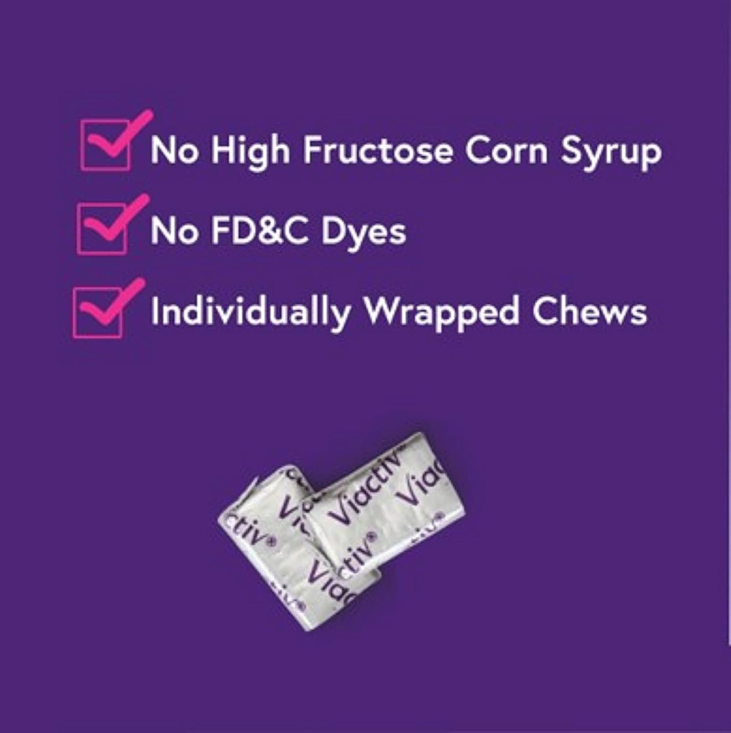 Viactiv Milk Chocolate Calcium + Vitamin D3 Soft Chews, 100 Count - Bone Health Dietary Supplement