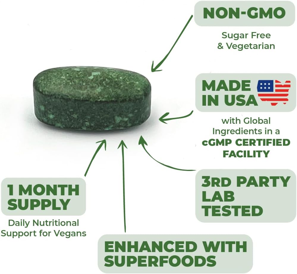 Vimerson Health Vegan Multivitamins for Women - Ideal for Vegans and Vegetarians