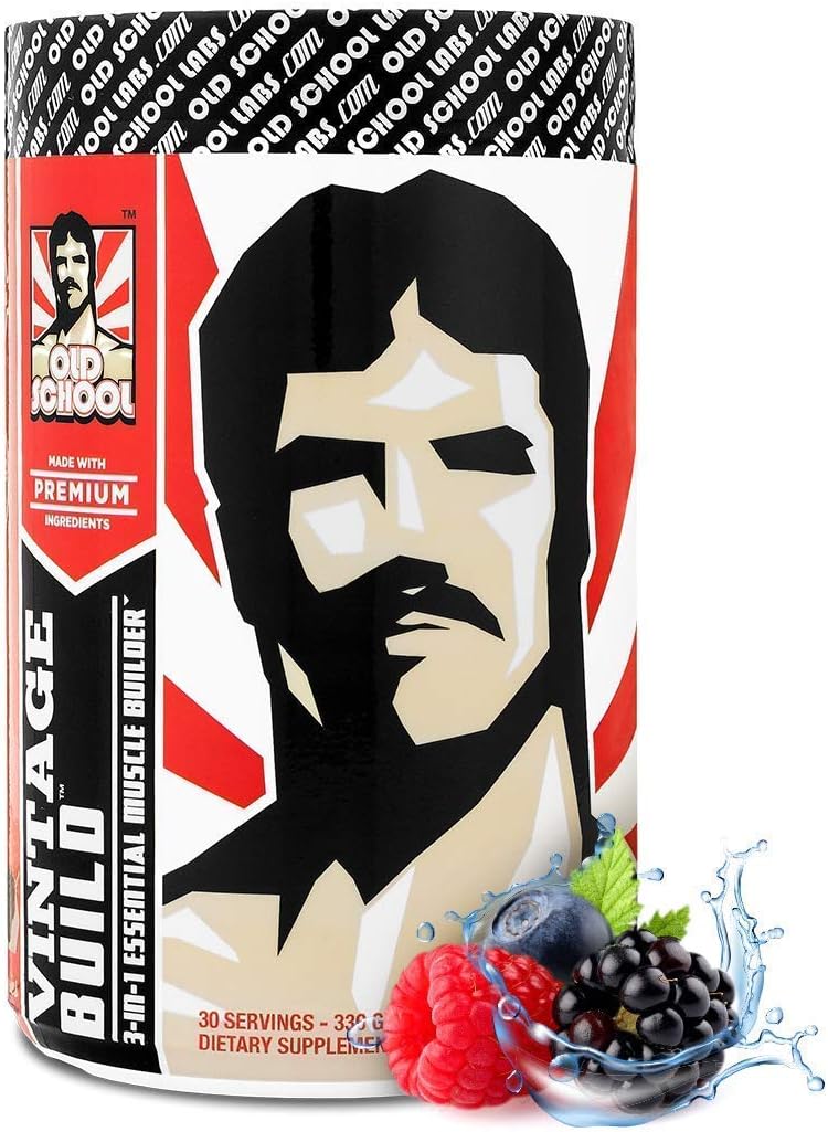 Vintage Brawn Muscle Building Protein & Build Post Workout Combo by Old School Labs