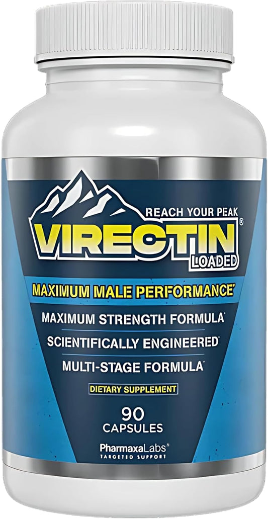 Virectin Loaded Dietary Supplement - 90 Capsules - Single Pack