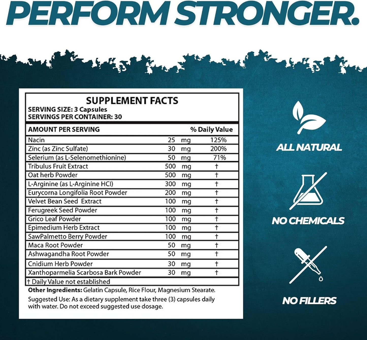 Virectin Loaded Dietary Supplement - 90 Capsules - Single Pack