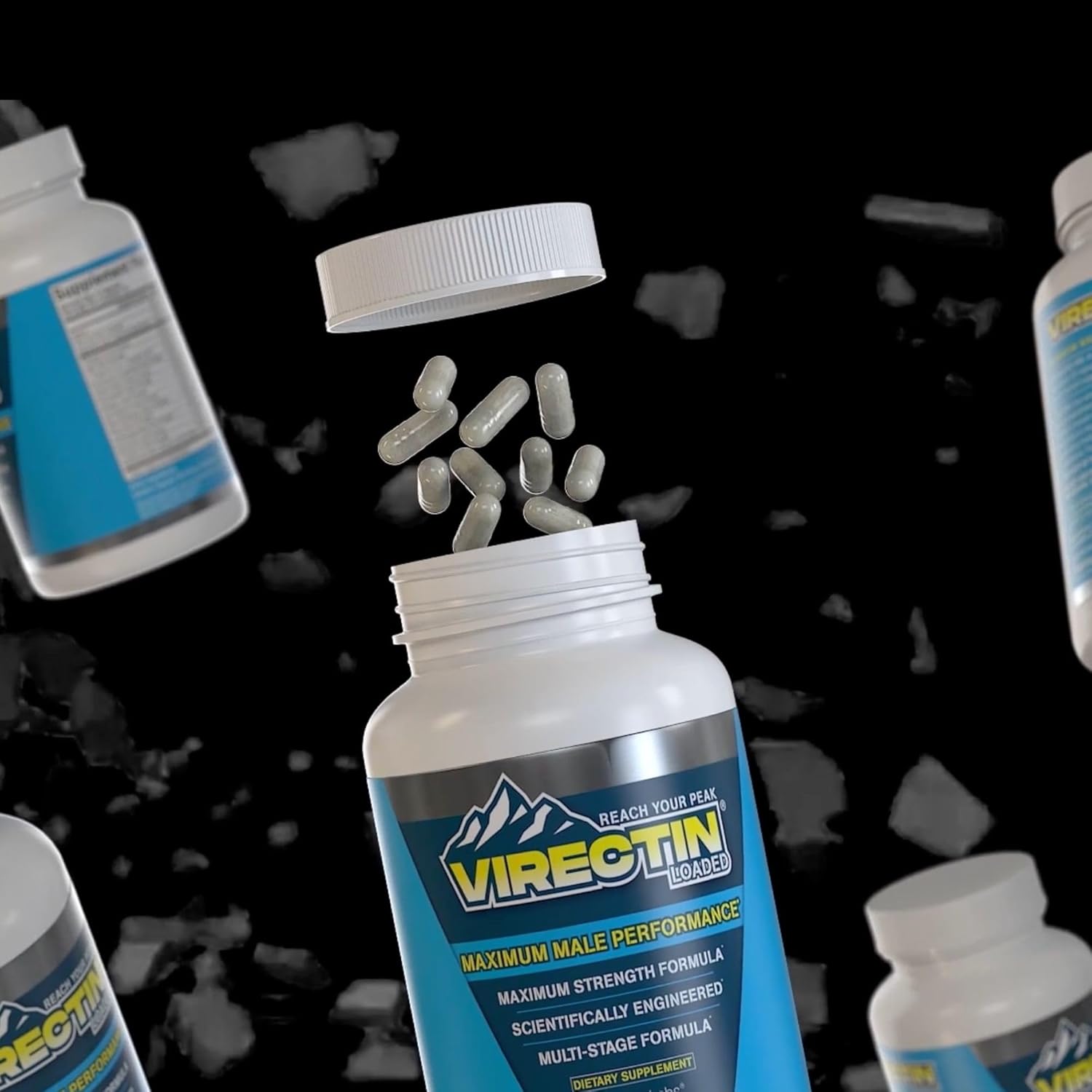 Virectin Loaded Dietary Supplement - 90 Capsules - Single Pack