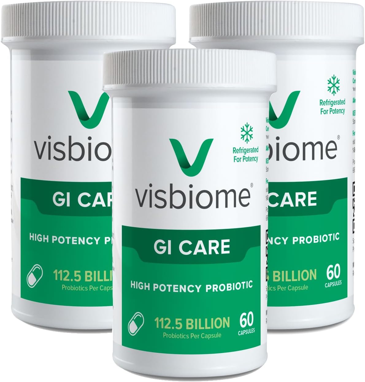 Visbiome® GI Care Probiotic Capsules - Original De Simone Formula, 112.5 Billion CFU, Made in USA - 180 Count