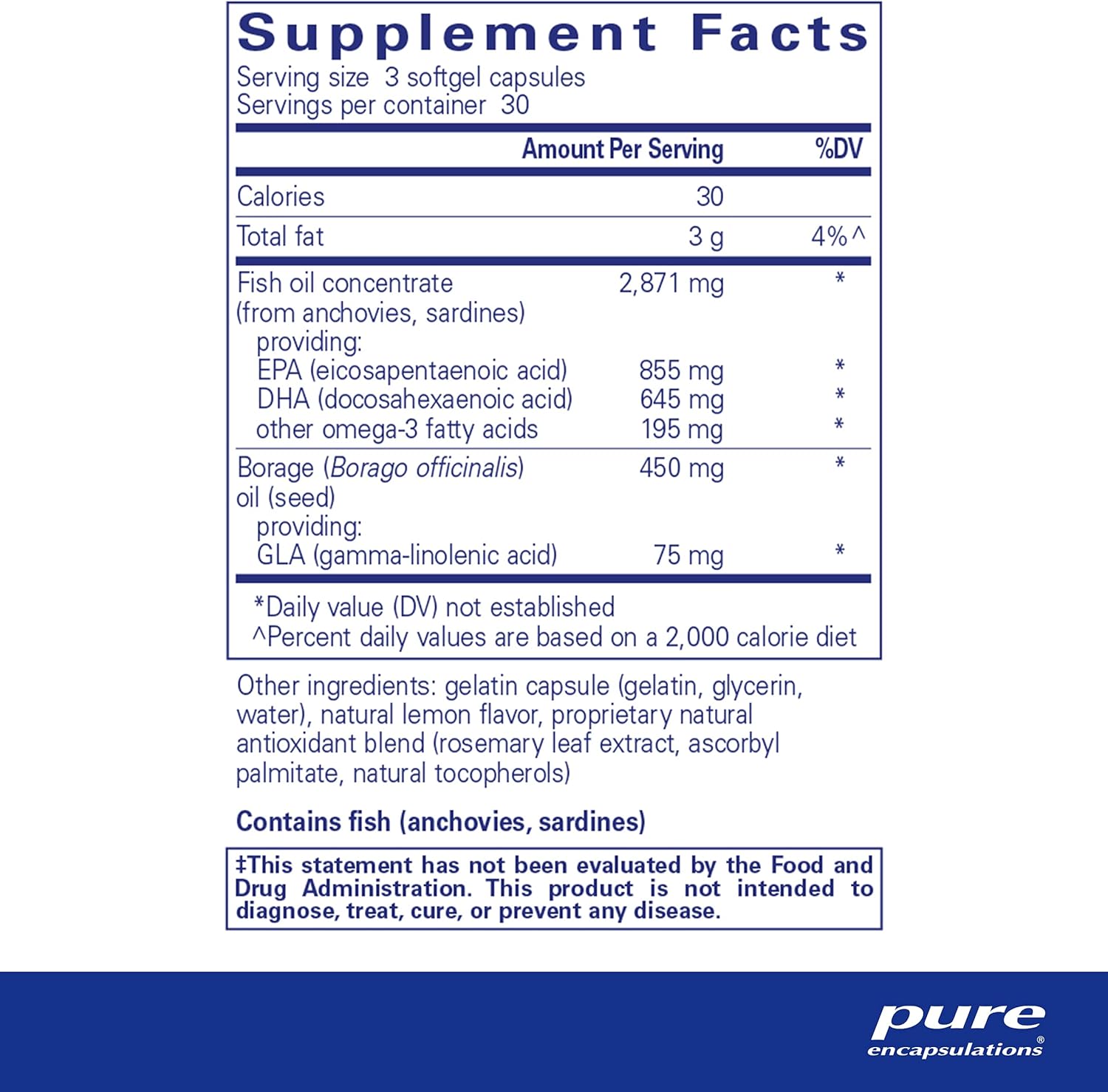 VisionPro EPA/DHA/GLA Softgels | Promotes Healthy Tear Production & Eye Moisture | 90 Capsules