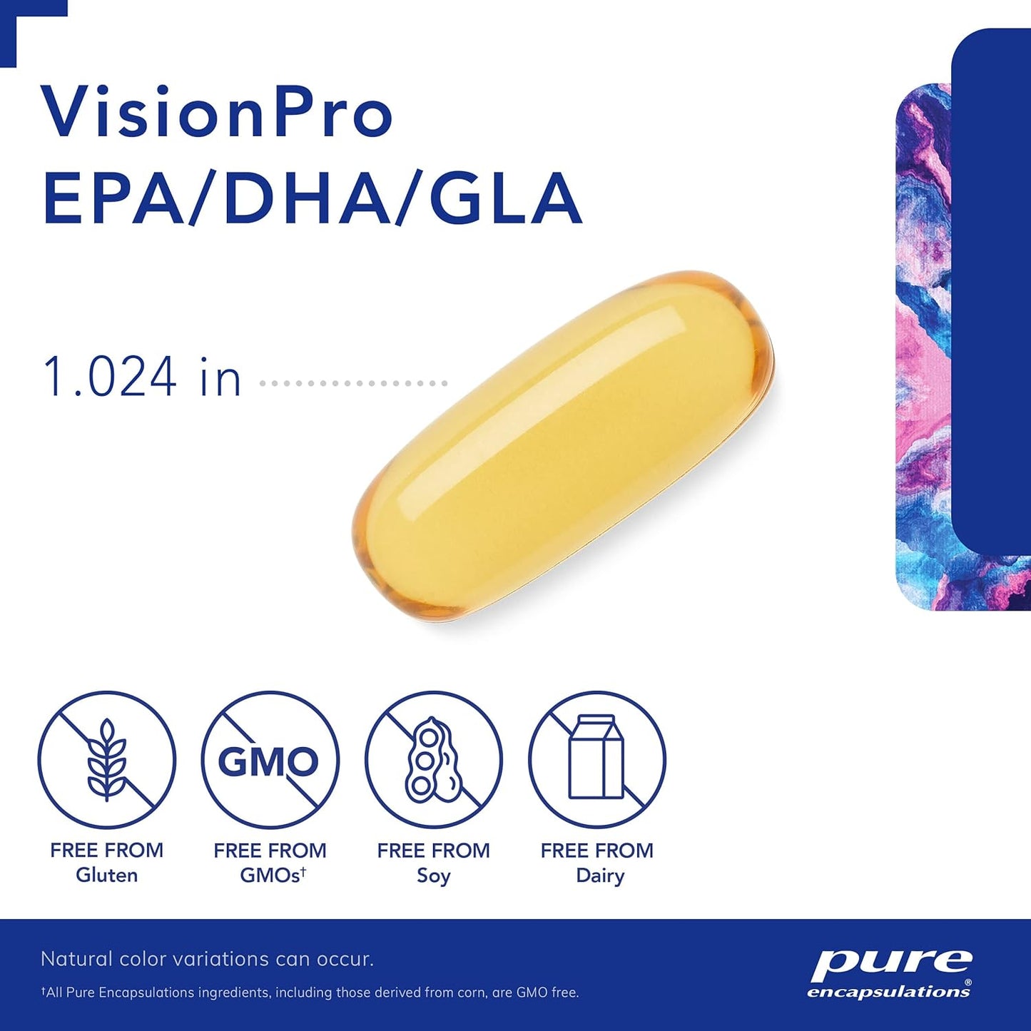 VisionPro EPA/DHA/GLA Softgels | Promotes Healthy Tear Production & Eye Moisture | 90 Capsules