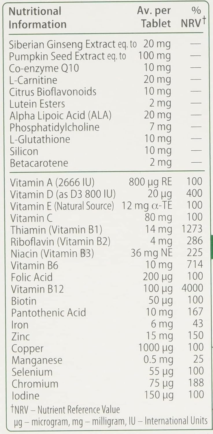 Vitabiotics Wellman 70+ Tablets, 30 Count - Includes Vitamins and Minerals for Men Over 70