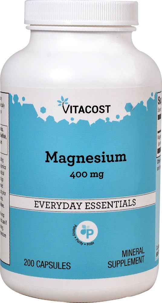 Vitacost Magnesium Capsules - 400 mg - 200 Count
