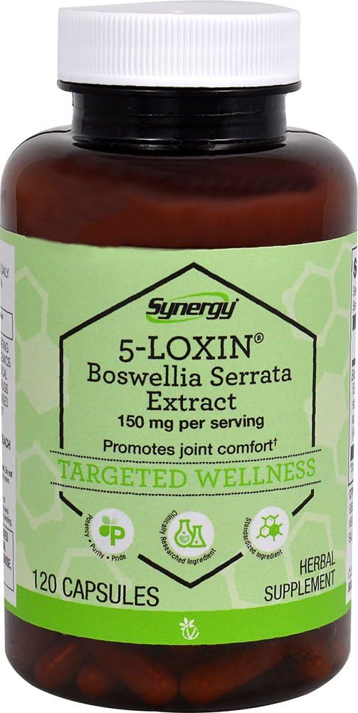 Vitacost Synergy 5-Loxin®-AKBA Boswellia Extract Capsules - 150mg per Serving - 120 Count