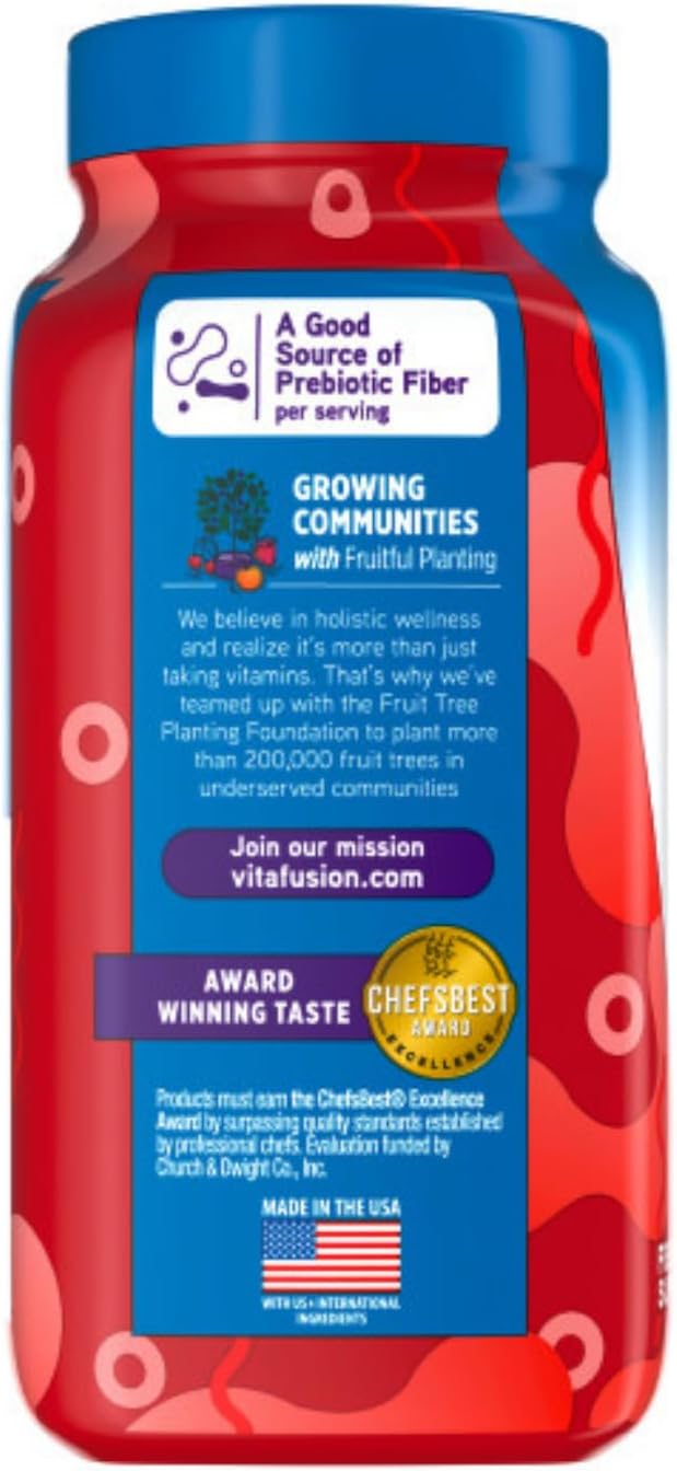 Vitafusion Fibre Well Gummies - 90 Count Fiber Supplement Chewables