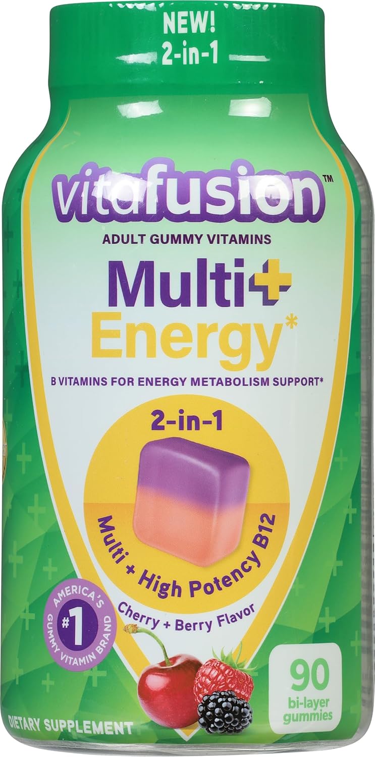 Vitafusion® Multi + Energy Gummies - 90 Count Bottle