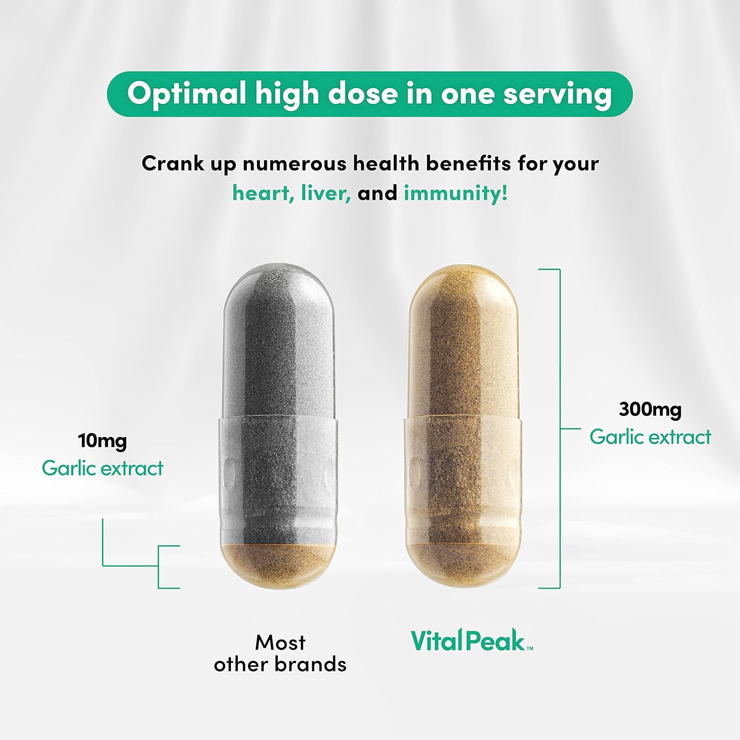 Vital Peak Bundle: NATION HEALTH MD Cognilux and Odorless Garlic for Cognitive Health and Immunity Support