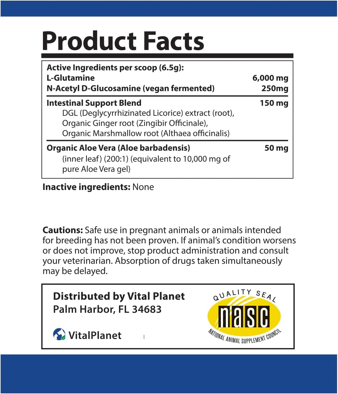 Vital Planet Horse Gut Renew 13.76oz - Supports Intestinal Lining in Horses - 60 Scoops