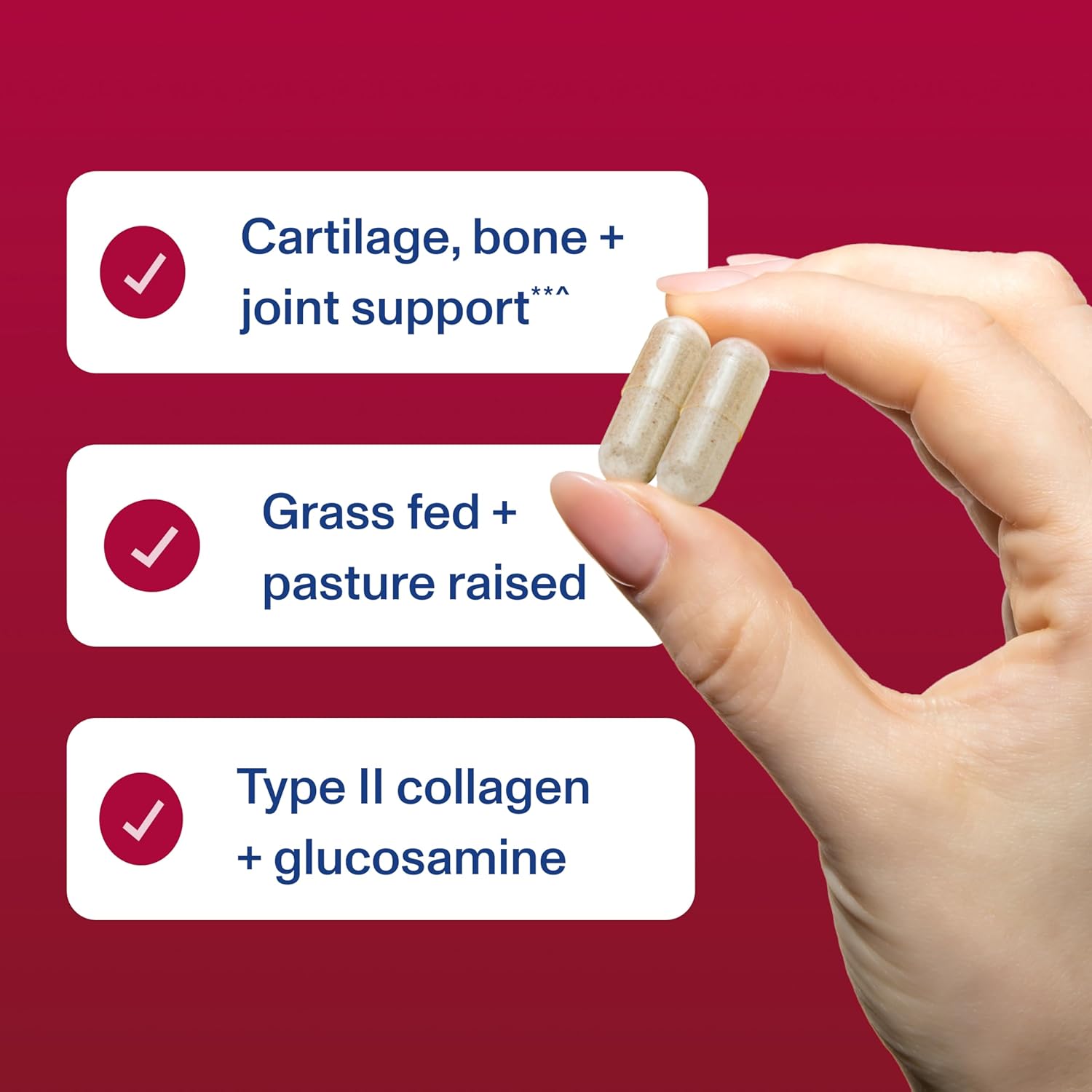 Vital Proteins Cartilage Collagen Pills - Type II Collagen & Chondroitin Sulfate Supplement for Recovery & Wellness - 750mg, 120 Capsules