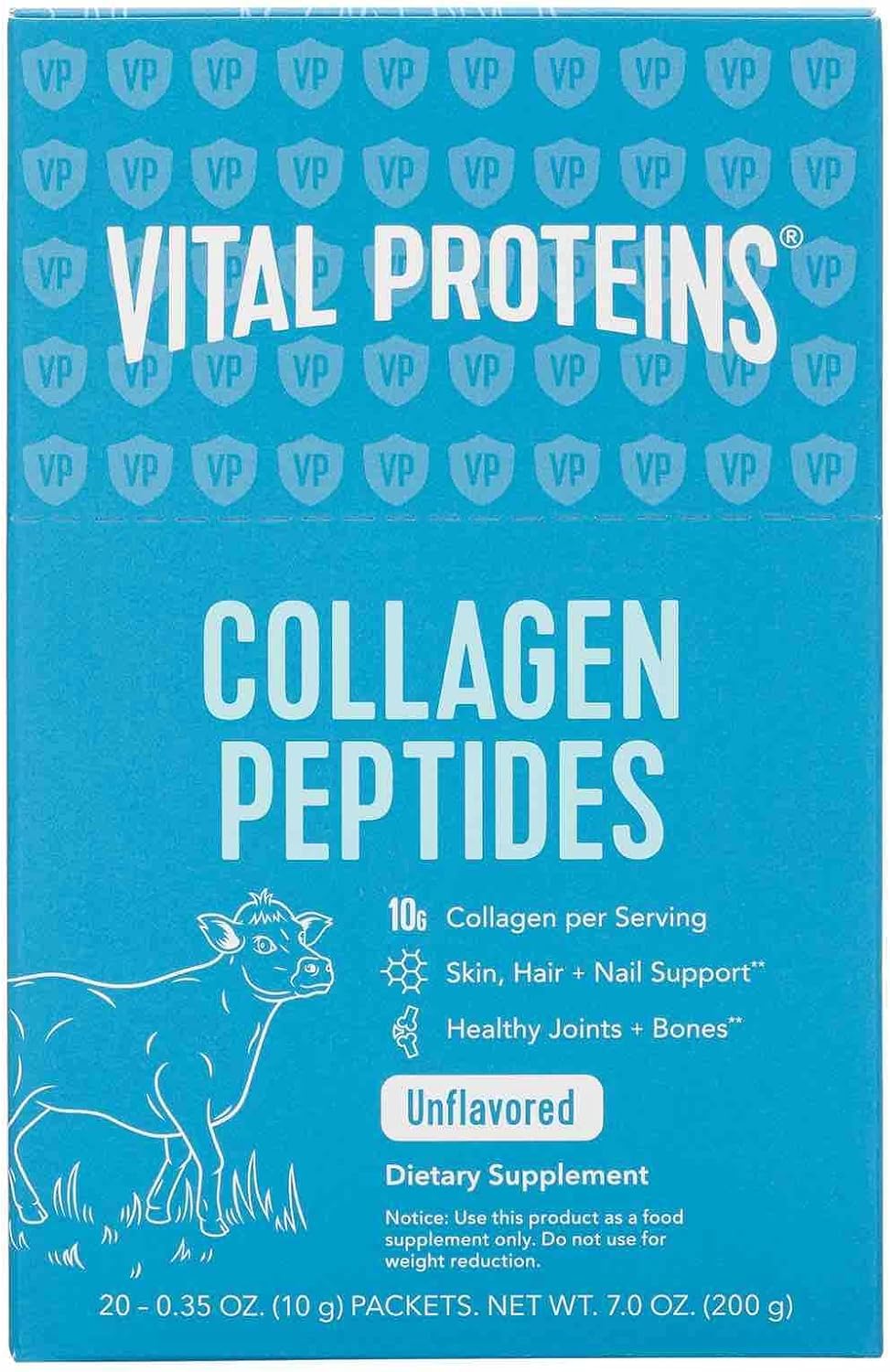 Vital Proteins Collagen Peptides - 20 Packets, 0.35 oz Each