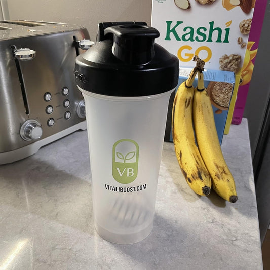 Vitaliboost Protein Shaker Bottle for Smooth Mixing and Easy Portability