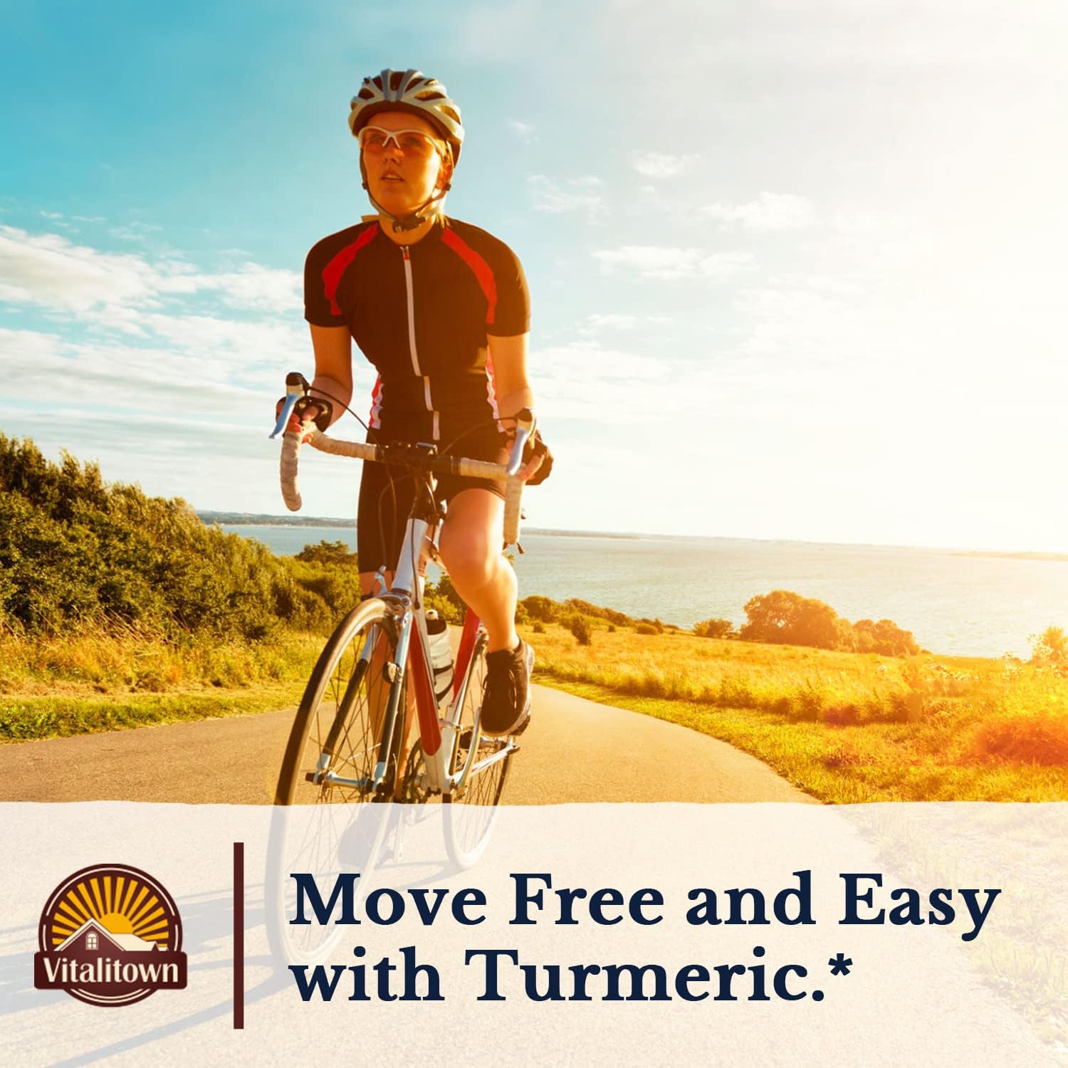 Vitalitown Turmeric Curcumin Root with Black Pepper - 1800MG, 95% Standardized Curcuminoids, High Absorption, Vegan - 90 ct
