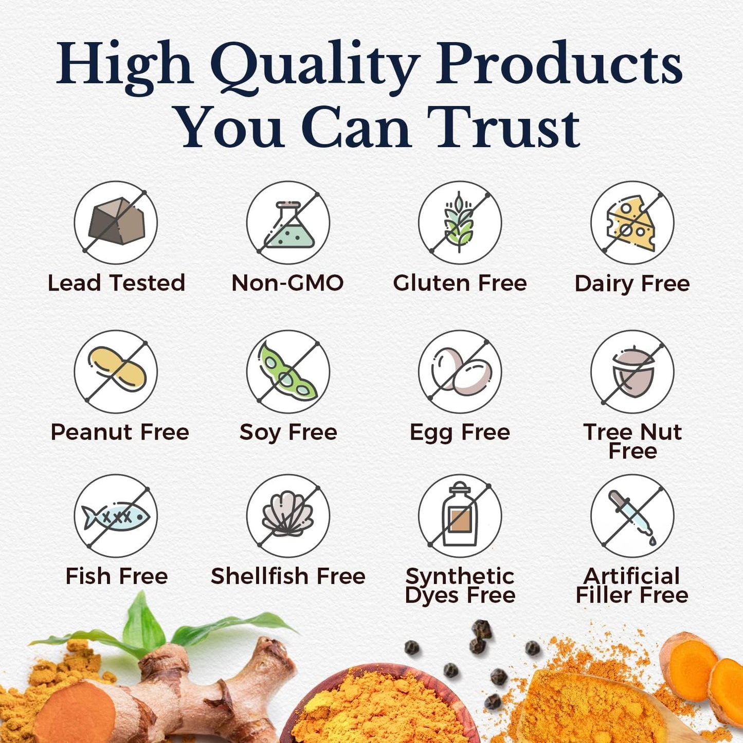 Vitalitown Turmeric Curcumin Root with Black Pepper - 1800MG, 95% Standardized Curcuminoids, High Absorption, Vegan - 90 ct