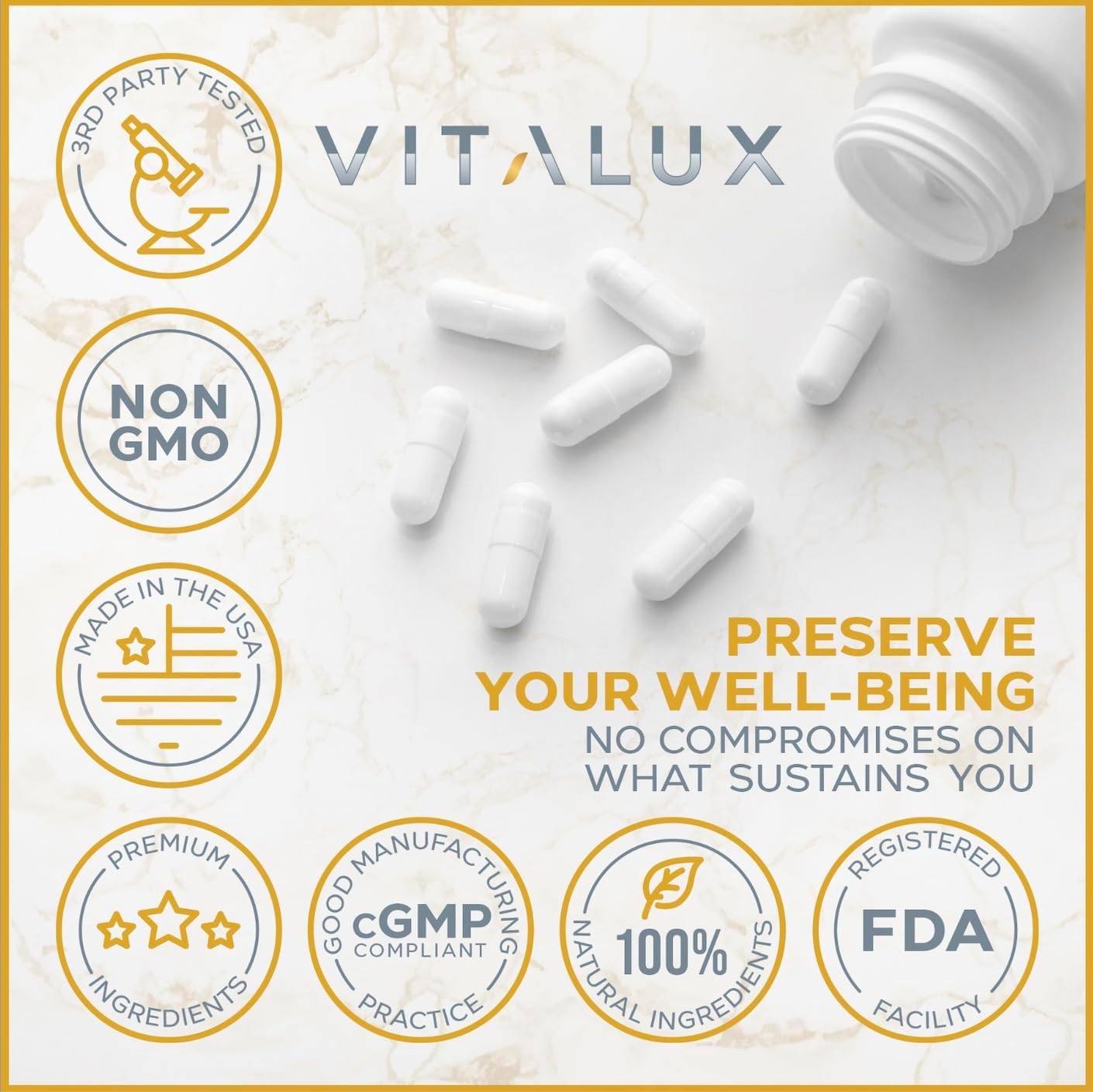 VITALUX Women's BellySlim Supplement - #1 Rated Multivitamin for Weight Loss & Fitness Goals - Ultra Strength with 9 Ingredients - 60 Servings - USA Made & Third Party Tested