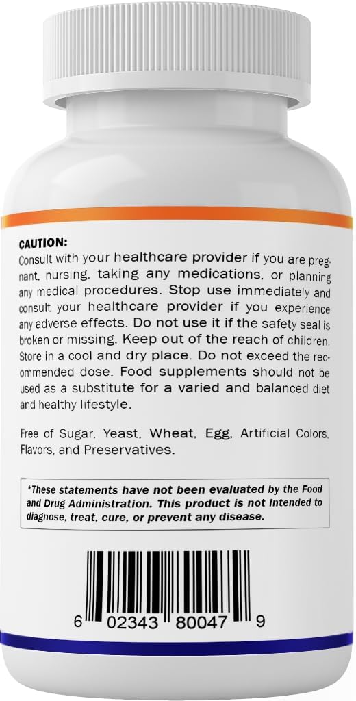 Vitamatic Hyaluronic Acid Supplements 200mg - Promotes Healthy Skin, Joints, and Connective Tissue - 120 Capsules